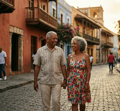 Persona en la República Dominicana disfrutando del sol